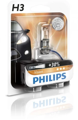Żarówka samochodowa H3 WhiteVision ultra 12V 55W PK22s (opakowanie blistrowe 1 szt.) Żarówka samochodowa H3 WhiteVision ultra 12V 55W PK22s (opakowanie blistrowe 1 szt.)