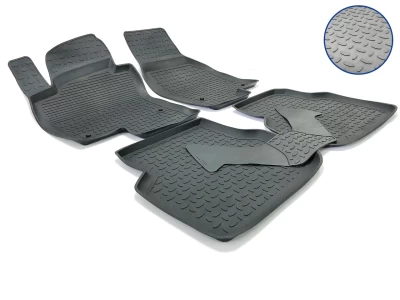 Dywaniki do Volkswagen Jetta 2011-2018, guma, 5 szt., Seintex, 82571