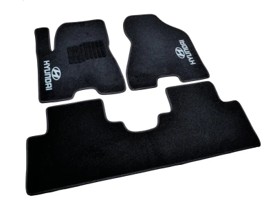Dywaniki tekstylne do Hyundai Tucson 2004-, czarne, 3 szt., AVTM BLCCR1242
