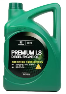 Olej silnikowy Hyndai/Kia Mobis Premium LS Diesel 5W-30, 6 L HYUNDAI/KIA 05200-00611