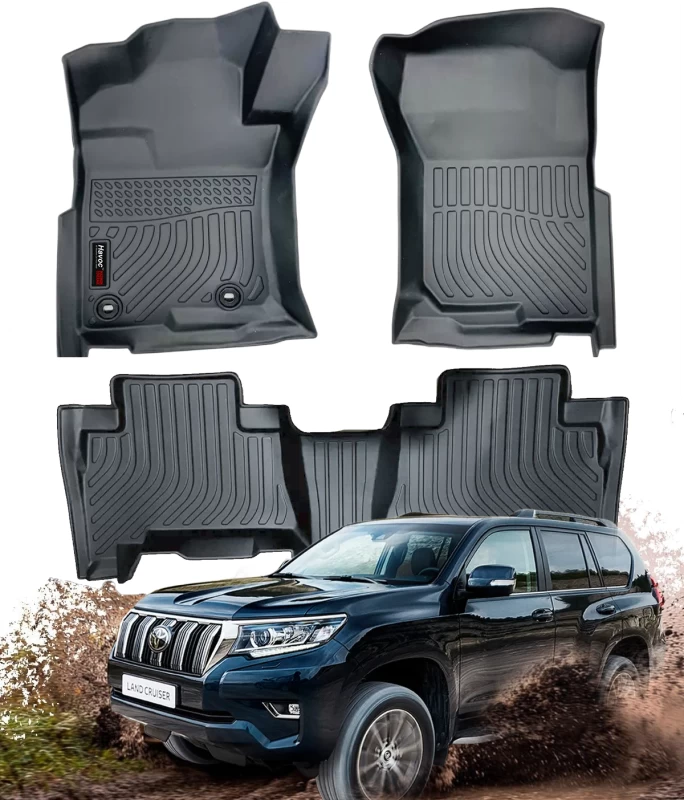 Dywaniki całoroczne do Toyota Land Cruiser Prado 150 2009–2024 HAVOC™ Maximum Coverage