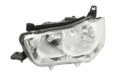 Reflektor przedni lewy Citroen C-Elisse 2012-, H7/H1, regulacja elektryczna/ręczna, Depo, 552-1142L-LD-EM