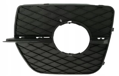 Kratka zderzaka lewa BMW X6 E71 2012-2014, z otworem na światło przeciwmgielne, czarna, z wyłączeniem M-Sport, AVTM, 51117188383, 181414911