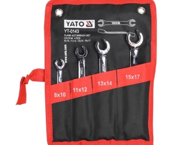 Zestaw kluczy 4 szt. (wymiary 8x10 11x12 13x14 15x17 mm) Yato YT-0143