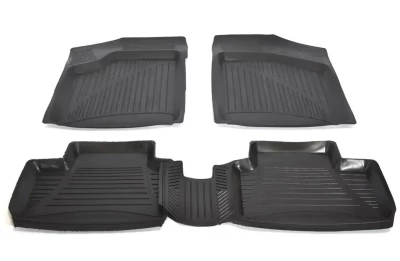 Original floor mats for Renault Megane 4 SD 2015-, with raised edges, 4 pcs, 7711821236