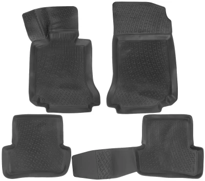 Dywaniki poliuretanowe do Mercedes-Benz C-Class W204 2006-2011, L.Locker, 227030101