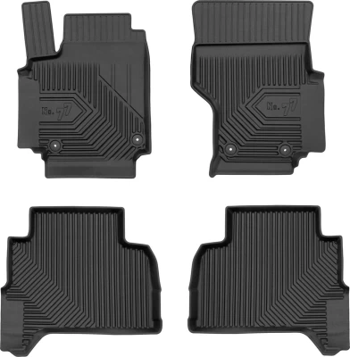 Dywaniki do Volkswagen Amarok 2009-, podwójny kabina, z podwyższonymi rantami, Frogum, FG 77427143