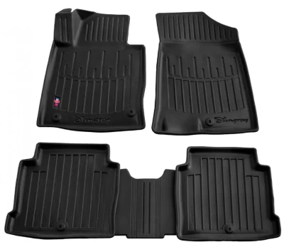 Polyurethane floor mats for Hyundai Sonata LF 2014-2019/Kia Optima JF 2015-2020, with raised edges, 5 pcs, Stingray, 5009085 Polyurethane floor mats for Hyundai Sonata LF 2014-2019/Kia Optima JF 2015-2020, with raised edges, 5 pcs, Stingray, 5009085
