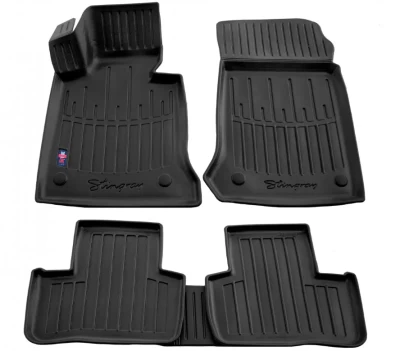 Polyurethane floor mats for Mercedes-Benz GLK-Class X204 2008-2015, with raised edges, 5 pcs, Stingray, 5012035 Polyurethane floor mats for Mercedes-Benz GLK-Class X204 2008-2015, with raised edges, 5 pcs, Stingray, 5012035