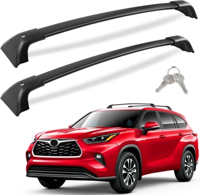 Belki dachowe do relingi na Toyota Highlander XU70 2020–2025 HAVOC