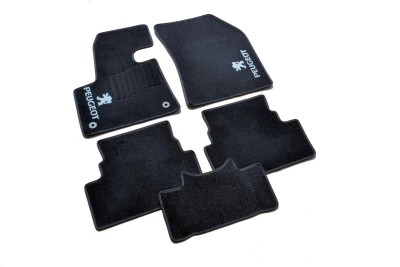 Dywaniki tekstylne do Peugeot 3008 2016-, Premium, czarne, 5 szt., AVTM BLCLX1875 Dywaniki tekstylne do Peugeot 3008 2016-, Premium, czarne, 5 szt., AVTM BLCLX1875