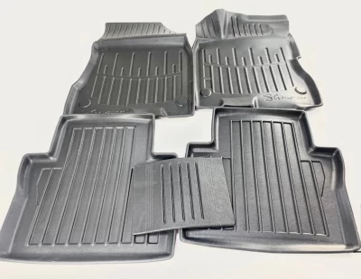 Polyurethane floor mats for Mercedes-Benz E-Class W213 2016-2023, with raised edges, 5 pcs, Stingray, 5012185 Polyurethane floor mats for Mercedes-Benz E-Class W213 2016-2023, with raised edges, 5 pcs, Stingray, 5012185