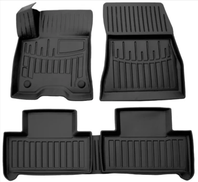 Polyurethane floor mats for Mercedes-Benz EQB X243 2021-, with raised edges, 5 pcs, Stingray, 5012225 Polyurethane floor mats for Mercedes-Benz EQB X243 2021-, with raised edges, 5 pcs, Stingray, 5012225