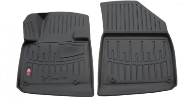 Polyurethane floor mats for Citroen C5 2008-2017, with raised edges, 2 pcs, Stingray, 5003022