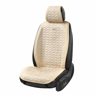 Narzuty na fotele Monte Carlo beżowe (przednie+tylne) Beltex BX81500