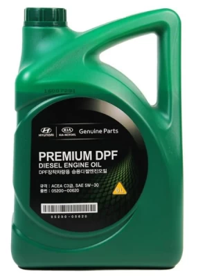 Olej silnikowy Hyndai/Kia Mobis Premium DPF Diesel 5W-30 HYUNDAI/KIA 0520000620