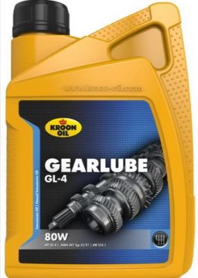 Olej przekładniowy Kroon Oil Gearlube GL-4 80W, 1 L Kroon Oil 01209 Olej przekładniowy Kroon Oil Gearlube GL-4 80W, 1 L Kroon Oil 01209