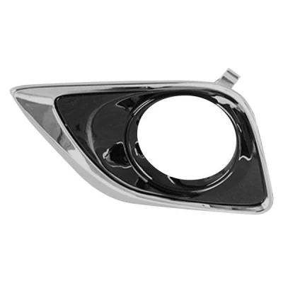 Kratka zderzaka prawa Toyota Venza 2012-2015, z otworem na światło przeciwmgielne, czarna z chromowaną listwą, AVTM, 520300T010, 187027914