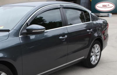 Owiewki szyb do (z chromowaną listwą) Lexus GS 2006-2012 LE06-M HIC