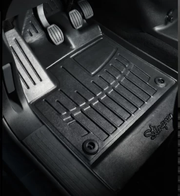 Polyurethane floor mats for Dacia Bigster 2WD 2025- with raised edges, 4 pcs Stingray 5004024