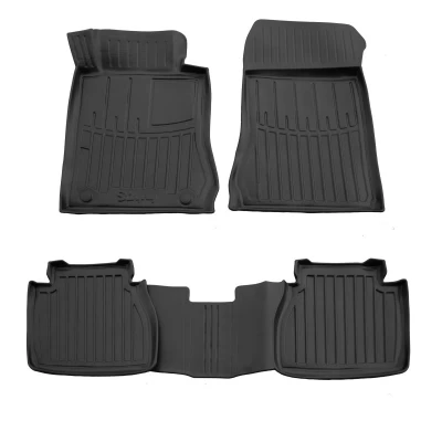Polyurethane floor mats for Mercedes Benz E-Class W210 1995-2002 2WD, with raised edges, 4 pcs Stingray 5012344 Polyurethane floor mats for Mercedes Benz E-Class W210 1995-2002 2WD, with raised edges, 4 pcs Stingray 5012344