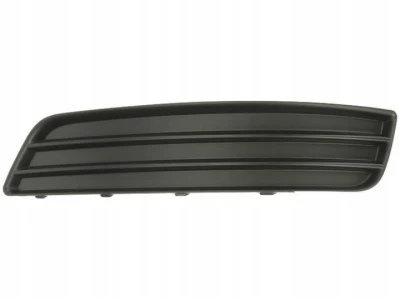 Kratka zderzaka lewa Audi A3 2008-2012, bez otworu na światło przeciwmgielne, czarna, AVTM, 8P0807681E, 181203913