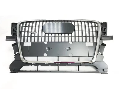 Radiator grille Audi Q5 2008-2012, chrome-plated/grey, with parking sensor opening, AVTM, 530735702