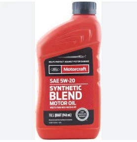 Olej silnikowy Ford Motorcraft Synthetic Blend 5W-20 SN+, 0,946 L FORD XO5W20Q1SP