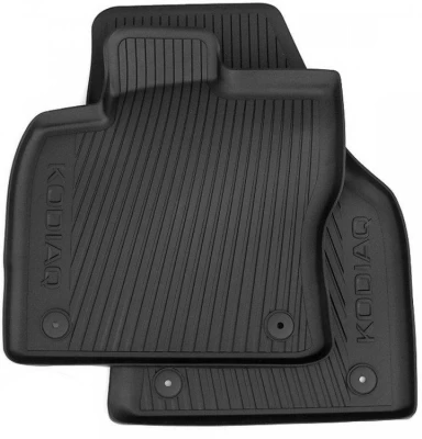 Original floor mats for Skoda Kodiaq 2016-, front, 2 pcs, VAG, 566061502A