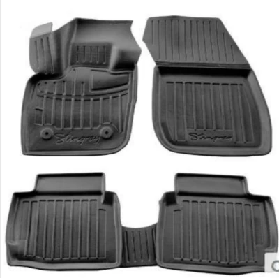 Polyurethane floor mats for Ford Fusion 2016-, USA, with raised edges, 5 pcs, Stingray, 5007255