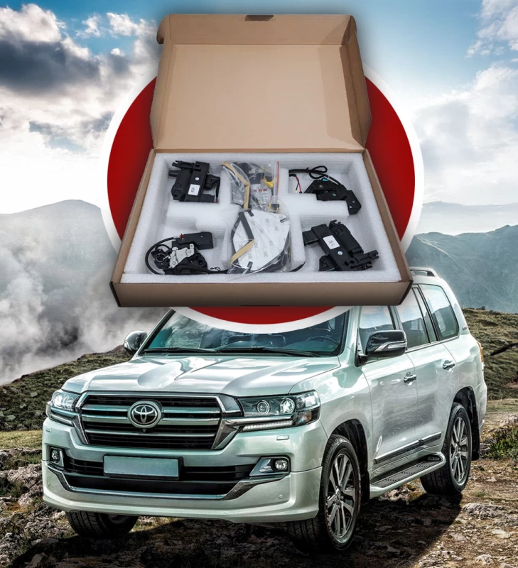 Zestaw domykania drzwi do Toyota Land Cruiser 200 2007–2022