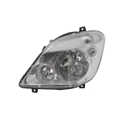 Reflektor przedni Mercedes-Benz Sprinter 2006-2013, lewy H7/H7 z kierunkowskazem, regulacja elektryczna, Depo, 440-1160L-LD-EM