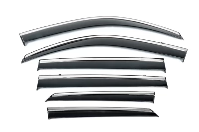 Owiewki szyb do (z chromowaną listwą) Volkswagen Atlas Terramont 2016- 6 szt. Niken bvwtm1723ws