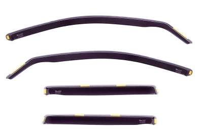 Owiewki szyb montowane w uszczelce do Skoda Octavia A5 Combi 2005- 4D 4 szt. 28318 Heko