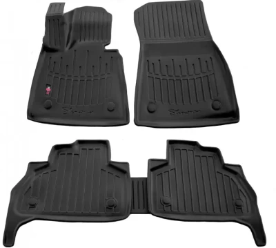 Polyurethane floor mats for BMW X5 G05 2018-, with raised edges, 5 pcs, Stingray, 5027045 Polyurethane floor mats for BMW X5 G05 2018-, with raised edges, 5 pcs, Stingray, 5027045