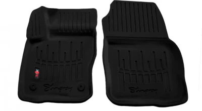 Polyurethane floor mats for Ford Focus 3 2011-2018, USA, with raised edges, 2 pcs, Stingray, 5007082