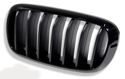 Oryginalna atrapa chłodnicy BMW X5 F15/X6 F16 2013-, M-Performance, czarna, bok, 51712334710