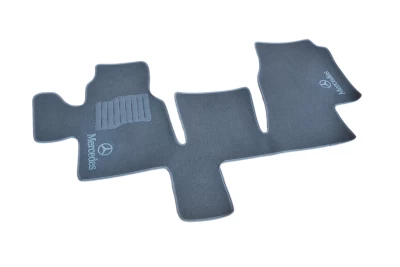 Dywaniki tekstylne do Mercedes-Benz Sprinter 1995-2006, szare 1 szt., AVTM GRCR1371