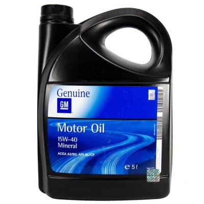 Olej silnikowy GM Mineral Motor Oil 15W-4 5 L General Motors 93165220