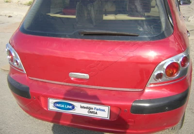 Chromowana listwa klapy bagażnika Peugeot 307 5D 2001-2008, OmsaLine, 5703052