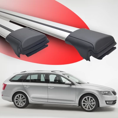 Belki dachowe do Skoda Octavia A7 2013–2020 bagażnik dachowy dopasowany do modelu, do relingów podłużnych HAVOC 2 szt.