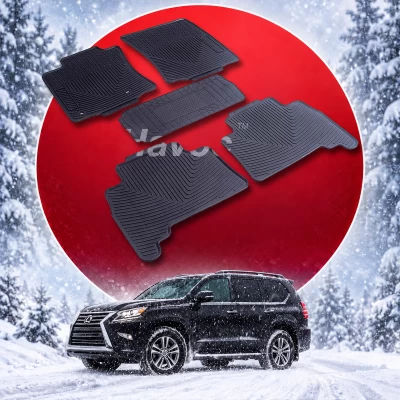 Oryginalne gumowe dywaniki do LEXUS GX460 2017 2018 2019 2020 HAVOC, pełny zestaw