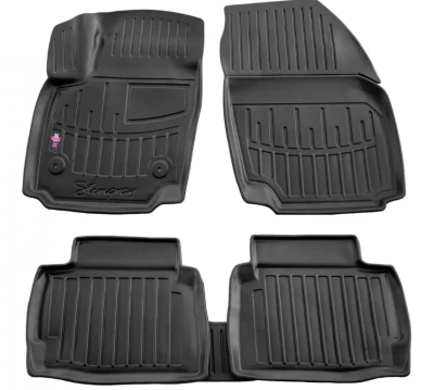 Polyurethane floor mats for Ford Mondeo 4 2007-2014, with raised edges, 5 pcs, Stingray, 5007095