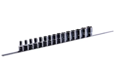 Zestaw 12-kątnych nasadek 1/2" 15 szt. 819,21,22,24 mm (na listwie) TOPTUL GAAQ1602U-12