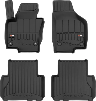 Dywaniki do Volkswagen Sharan 2010-2022/Seat Alhambra 2010-2020, 1-2 rząd siedzeń, Proline 3D, Frogum, FG 3D409743