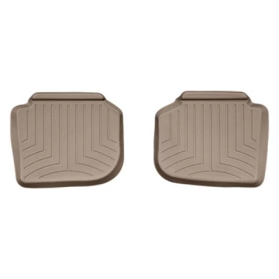 Floor mats for Volkswagen Passat B7/B8, USA 2012-, with raised edges, rear, beige, Weathertech 453842