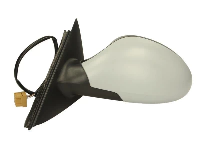 Lewe lusterko zewnętrzne Seat Cordoba/Ibiza 4 2002-2008, zespół, regulacja elektryczna, podgrzewane, zagruntowane, asferyczne, AVTM, 186125802
