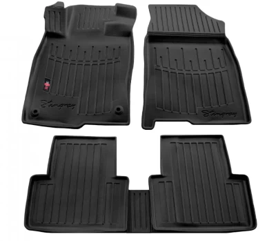 Polyurethane floor mats for Honda Civic 2017-, 4D/5D, with raised edges, 5 pcs, Stingray, 5008035