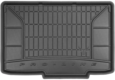 Mata do bagażnika Opel Corsa E 2014-2019, dolny poziom, z kołem zapasowym, 2 rząd siedzeń nie regulowany, Pro-Line, Frogum FG TM549604