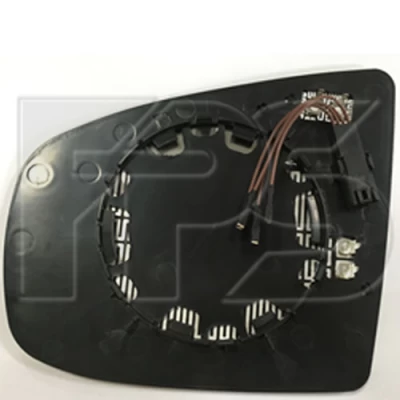 Szkło lusterka BMW X5 E70 2006-2014 lewe z ogrzewaniem, asferyczne, jasnoniebieski AVTM 181412M15